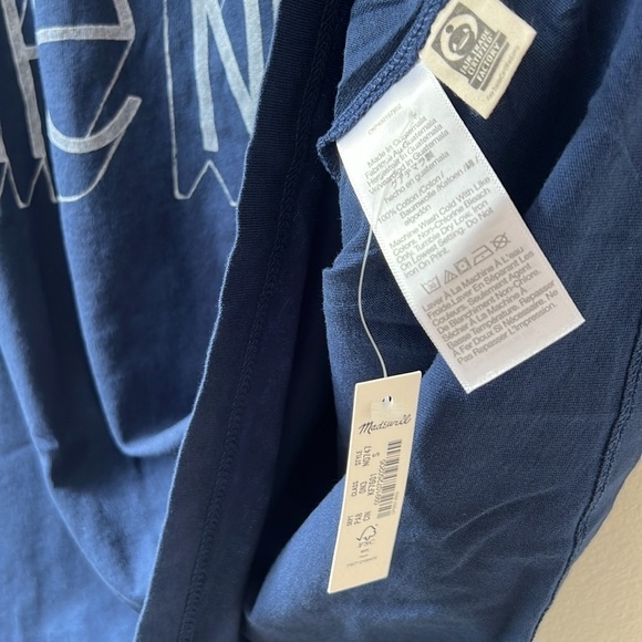 Tonite's The Nite Graphic Softfade Cotton Crewneck Relaxed Tee Size Small NWT - Picture 9 of 12